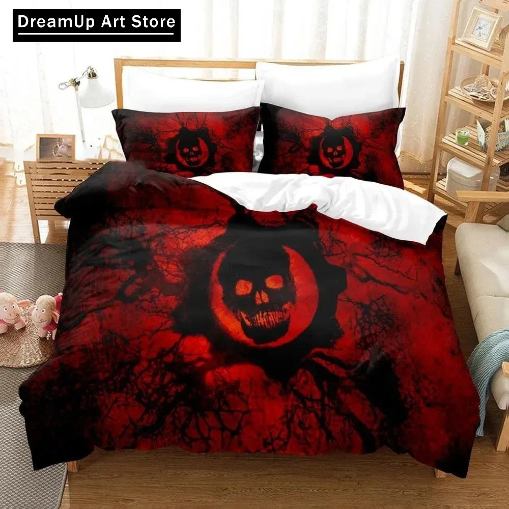 3D Printed Dark Satanic Bedding Set Cute Quilt Cover Bed Cover With Pillowcase Twin Single Queen King Size Boys Adult Home