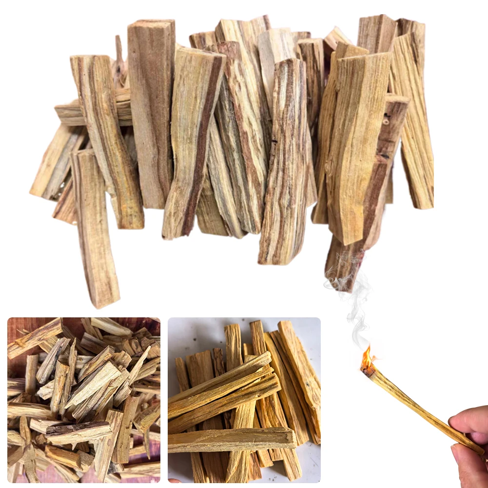 Palo Santo Natural Incense Sticks Purifying Healing Stress Relief Scented Aroma Sticks Smudge Sticks for Home Living Room Office