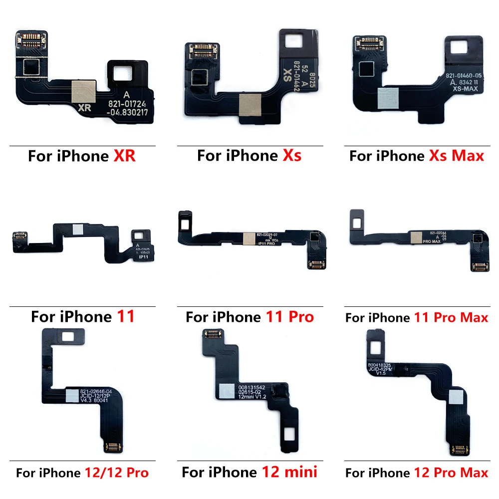 Tested Face ID Dot Matrix Projection test Repair Recognition Detector Flex For IPhone 11 12 Pro X XR XS Max Face ID Detection