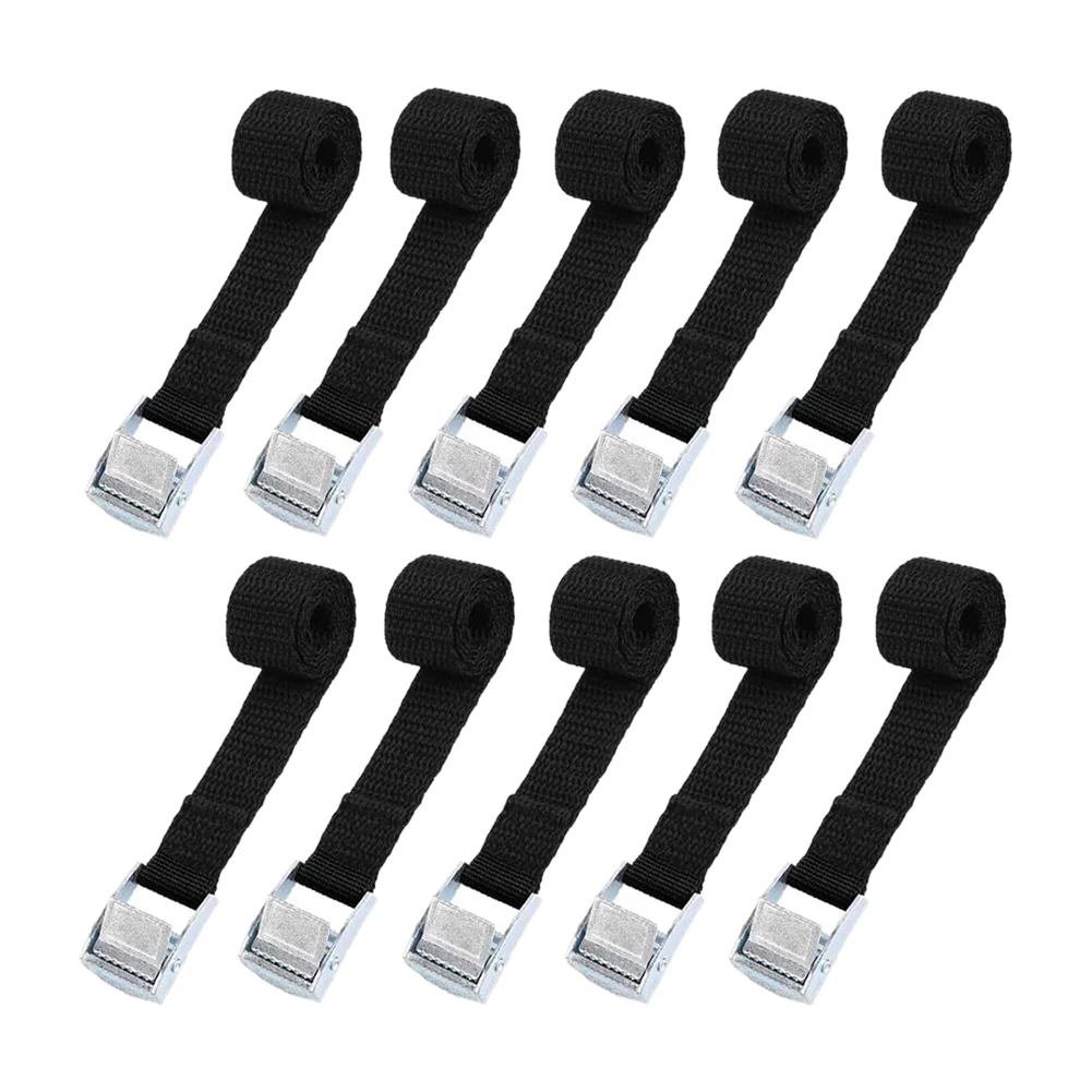 10pcs 2cm*40cm Zinc Alloy Pressure Buckle Cargo Strapping Logistics Cardboard Tensioner Fixed Belt Cardboard Straps