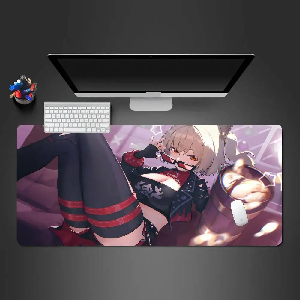 Bernice Anime Zenless Zone Zero Mousepad Non-slip Suitable For Office Computers Laptops E-sports Game Desk Mats XXL Keyboard