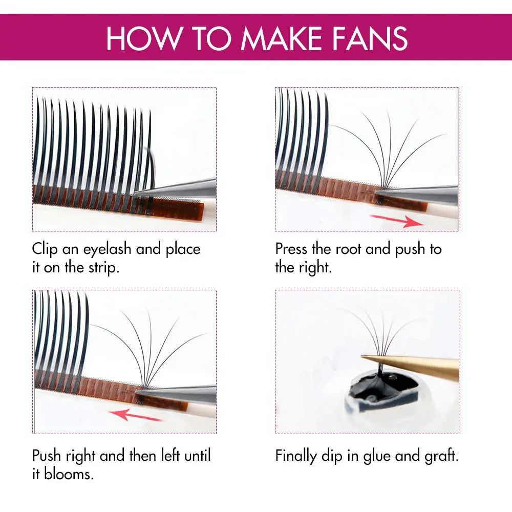 ขนตาปลอม FADVAN Easy Fanning แบบพัดง่าย นุ่มพิเศษ ขนตาฟู ขนตาเพิ่มวอลลุ่ม ขนตาพัดอัตโนมัติ