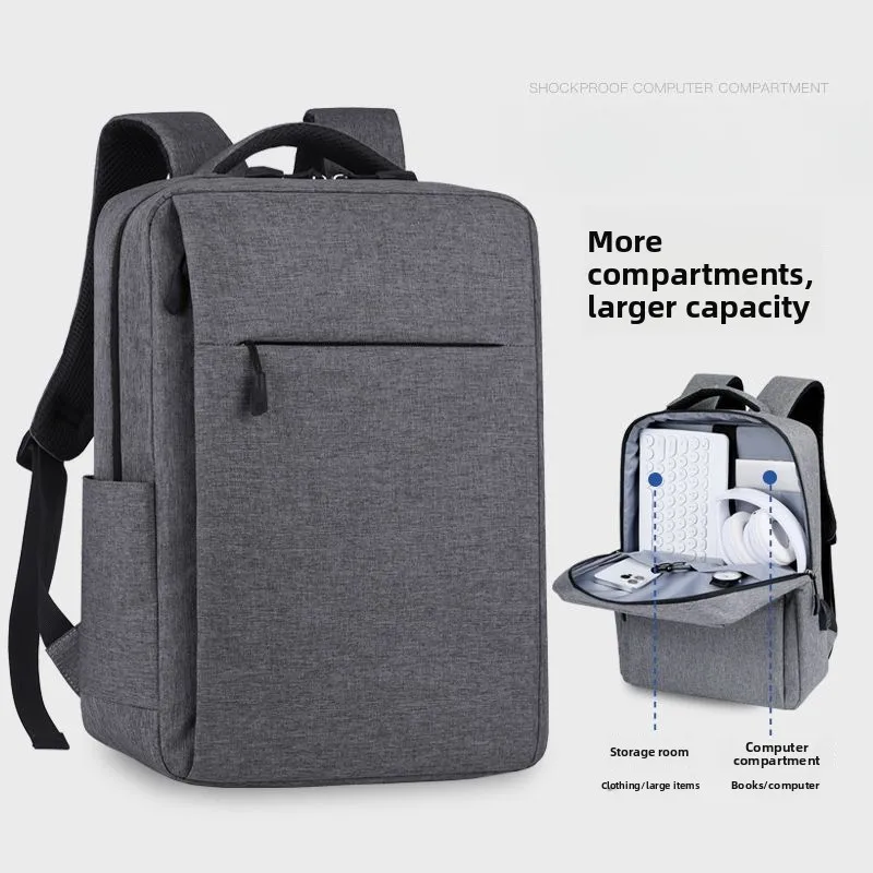 Tigernu Vacuum Compression Backpacks Men Travel Backpack Expandable USB Bag Large Capacity 17 Laptop Bags For Schoo Cabin Bags