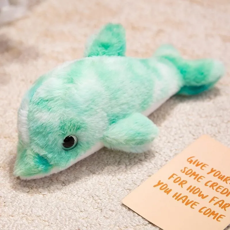 Colorful Marine Animal Series Doll Plush Toys Lobster Dolphin Doll Devil Ray Starfish Sea Turtle Toy Octopus Soft Gift For Kids