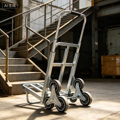 Professional Aluminum Stair Climbing Trolley Cargo Transport Operated Stair Climber for Efficient Movement