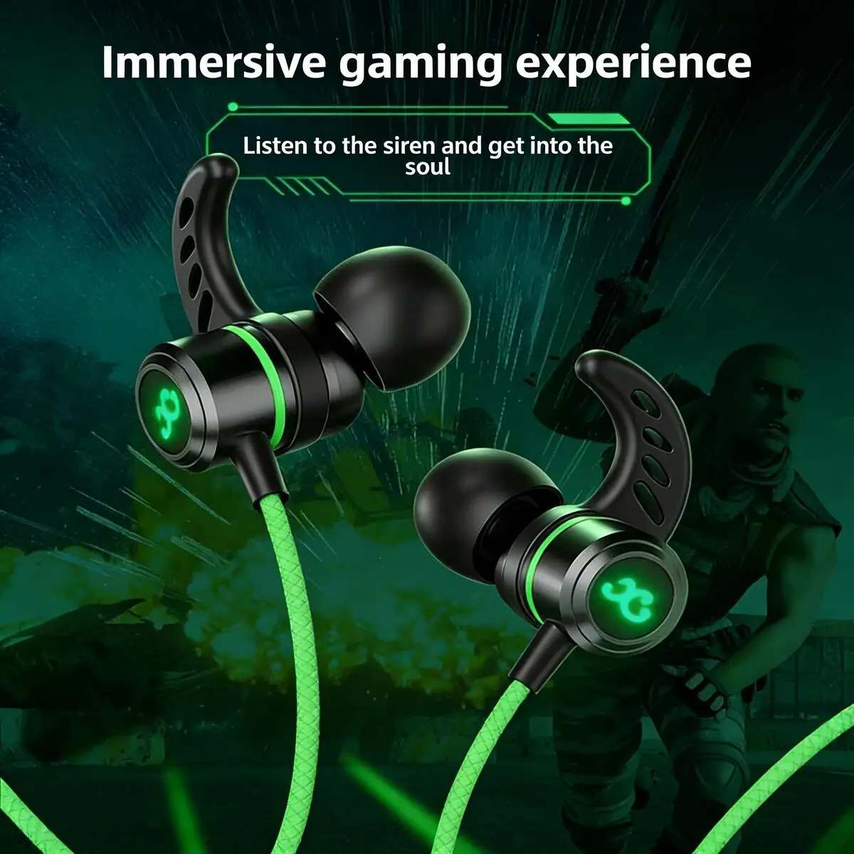 

New Esport Wired Gaming Headset Type-C/3.5mm Digital Interface Zero-Latency Spatial Audio HiFi Stereo Bass In-Line Mic for Gamer