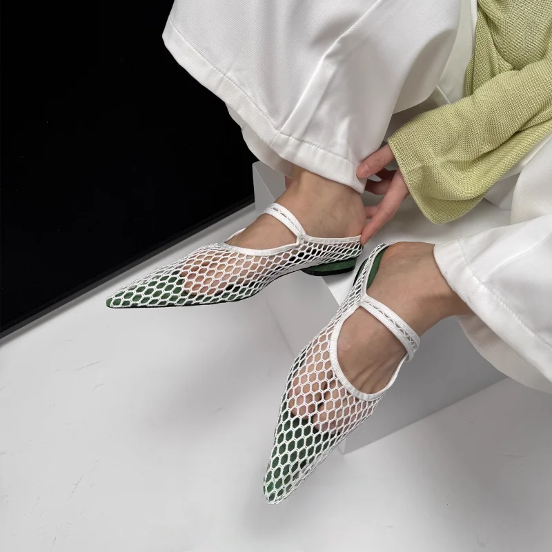 Modne, oddychające damskie kla – Mesh Strap Metal recenzja i cena