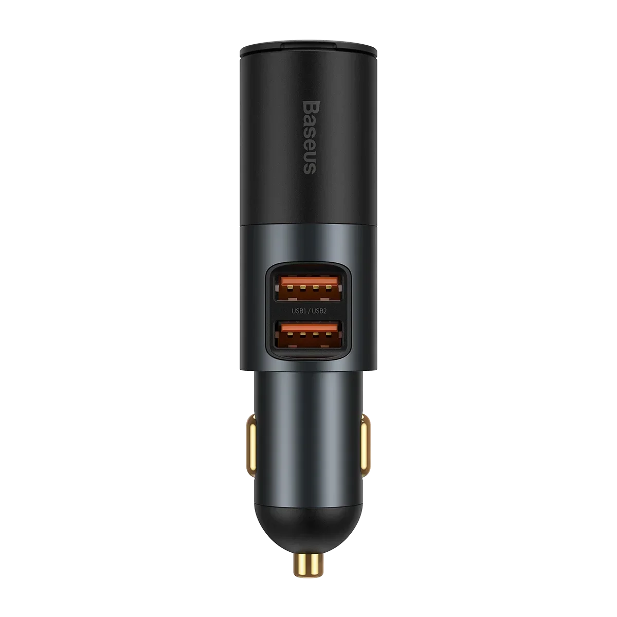 120 واط معدن متعدد البروتوكولات المزدوج USB شاحن سيارة محول ولاعة السجائر السريع #4