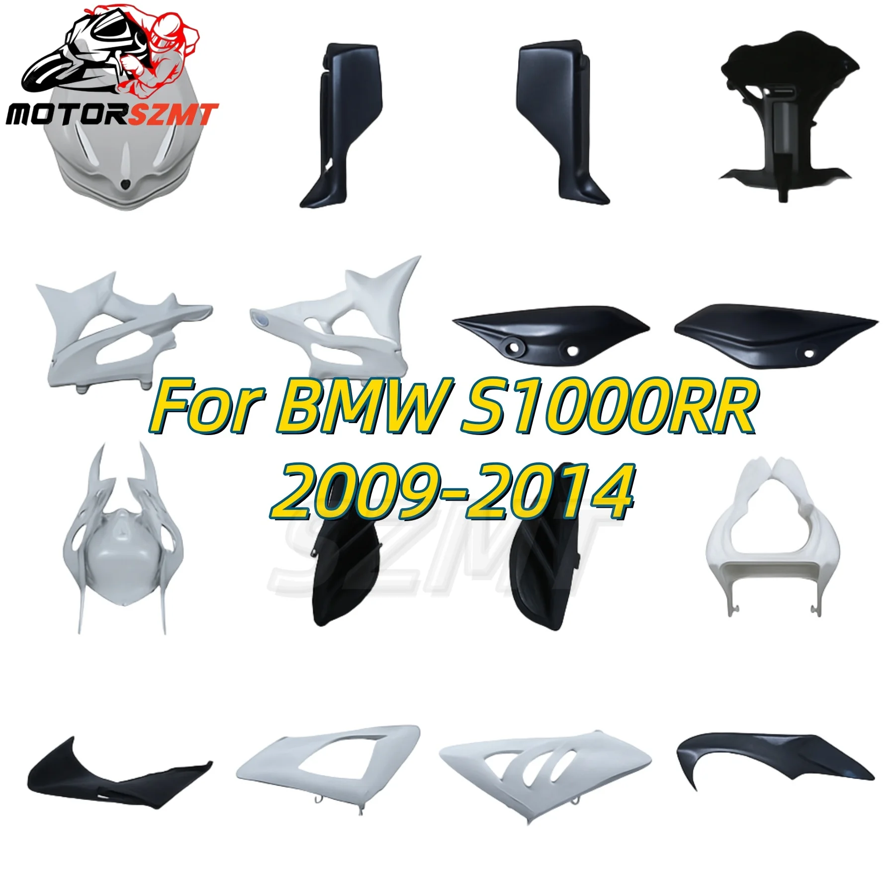 

Bodywork Plastic parts For S1000RR 2009-2014 S1000 RR 09-14 Unpainted Fairing Components Pack left and right