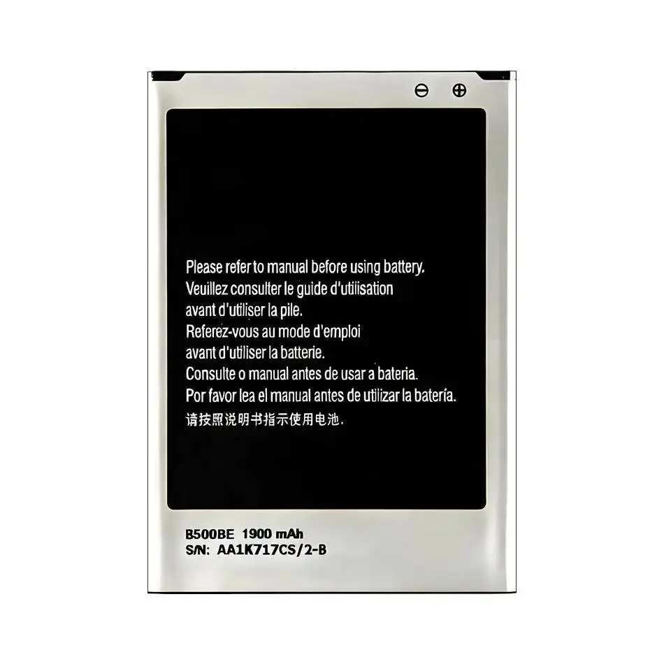 Battery For Samsung Galaxy S4 Mini I9192 I9195 I9190 I9198 J110 I435 I257 B500AE 3 Pin 1900Mah