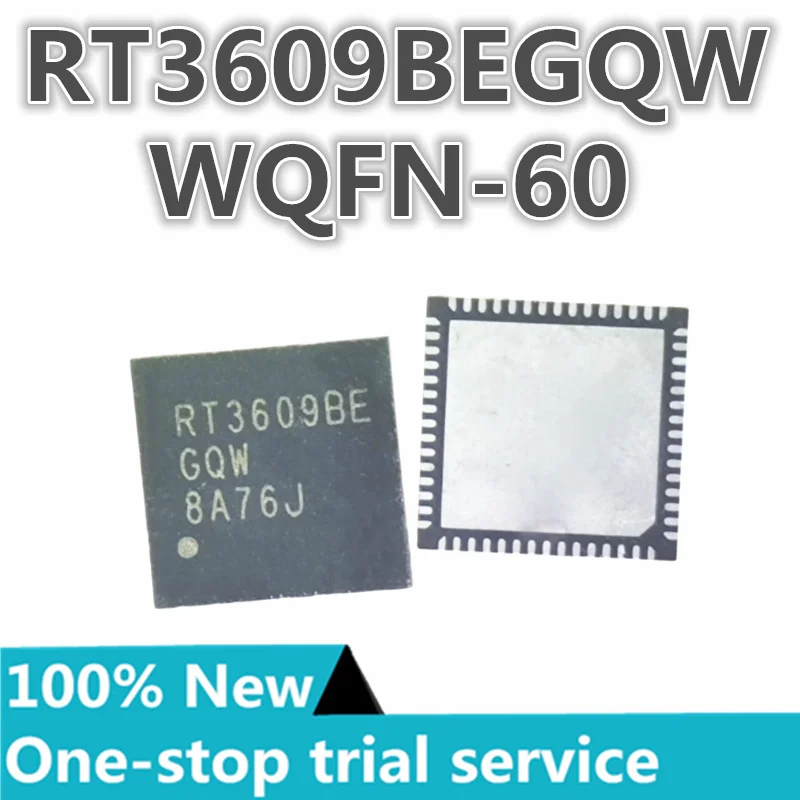 

5-100pcs %New RT8855GQW QFN48 RT8859MZQW WQFN56 RT8856GQW WQFN-40 RT3609BEGQW WQFN-60 Pulse width modulation controller IC chip