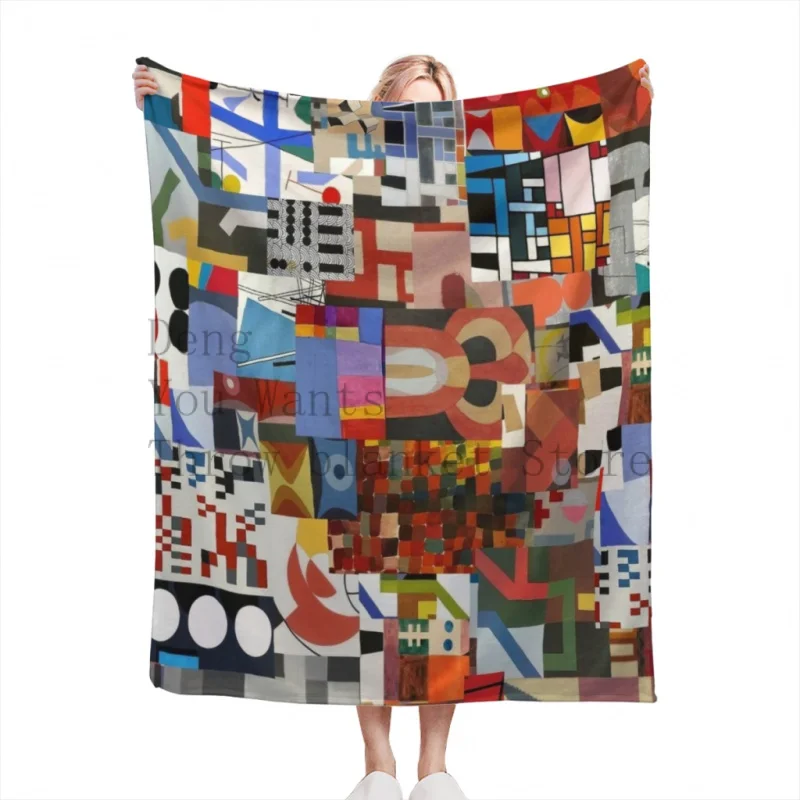 Sophie Taeuber-Arp Throw Blankets Sweet Flanner Fleeck Warm Blanket Bed Couch Camping Travel