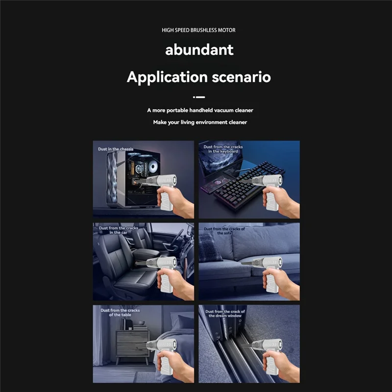 ABVI-Violent Fan Mini Turbo Jet Fan Wind Speed Charging Blower Fans Super Power Turbo Fan