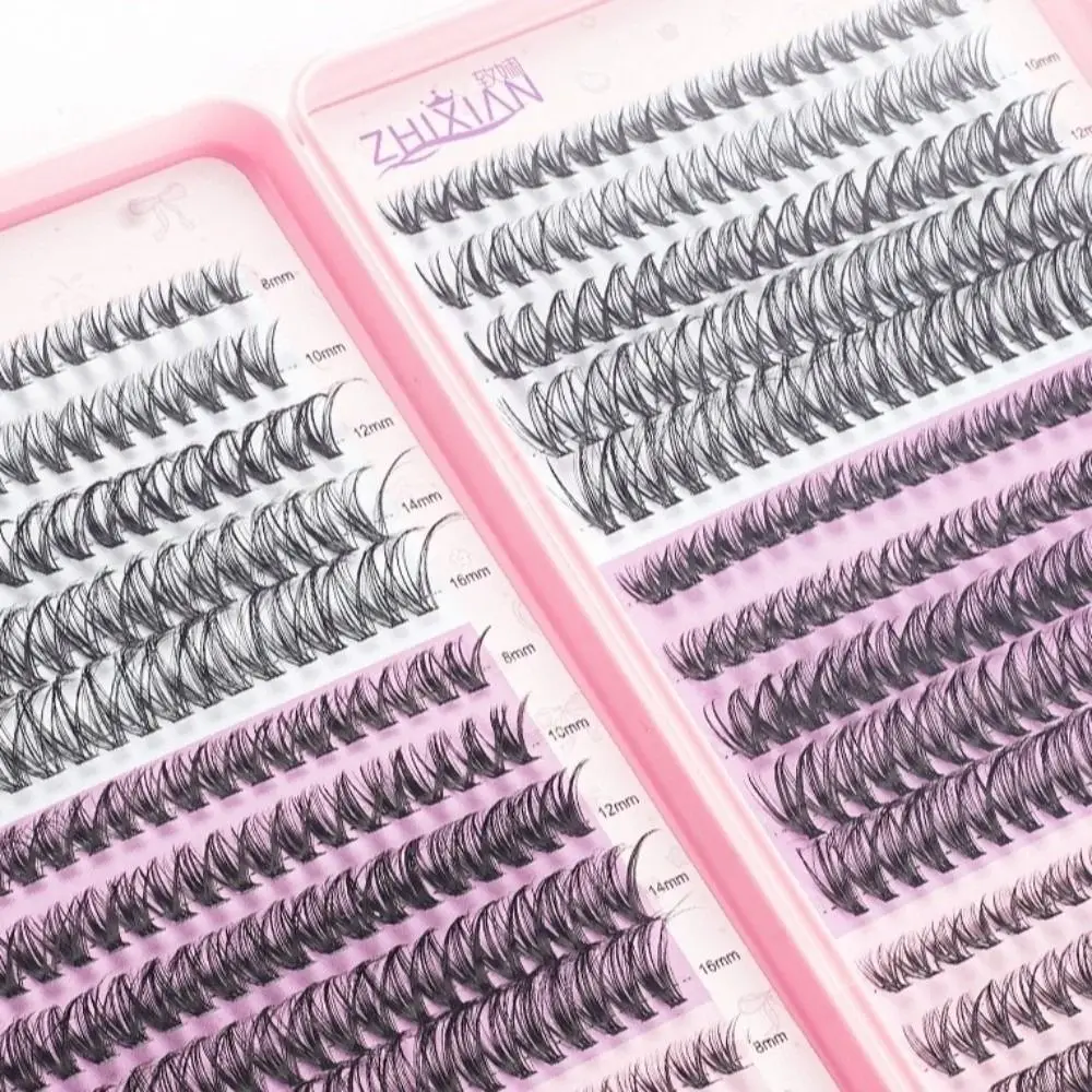 Large Capacity Eyelash Book Single Cluster 30D40D Mixed Cluster Eyelash Upright Hair Curled Hot Melt Eyelash Special Occasions
