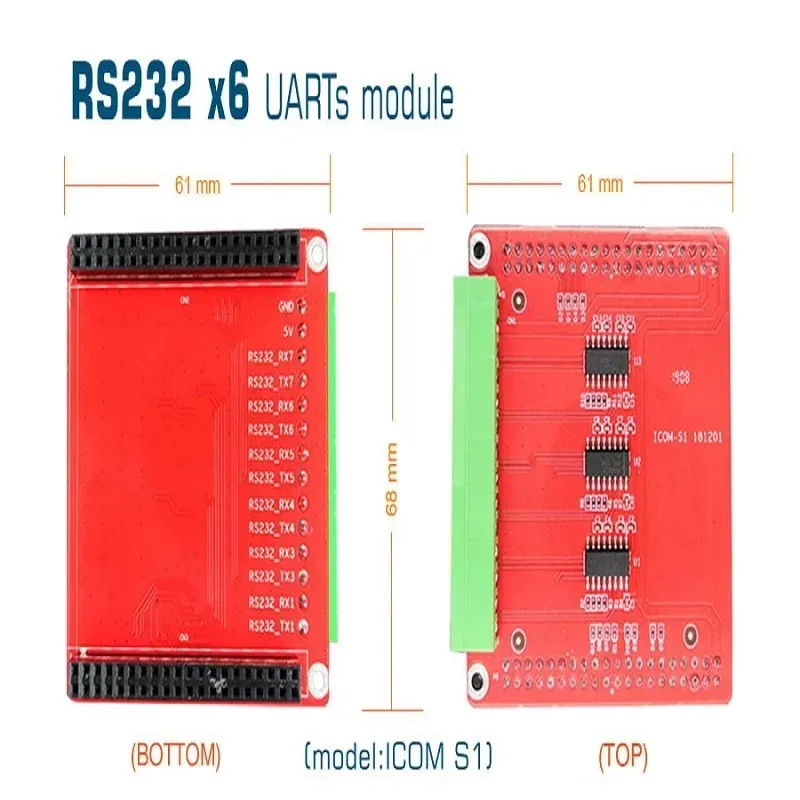 Modulo di interfaccia RS232/RS485/CAN scheda di sviluppo beaglebone raspberry pi imx6ul 4G/NB-IOT