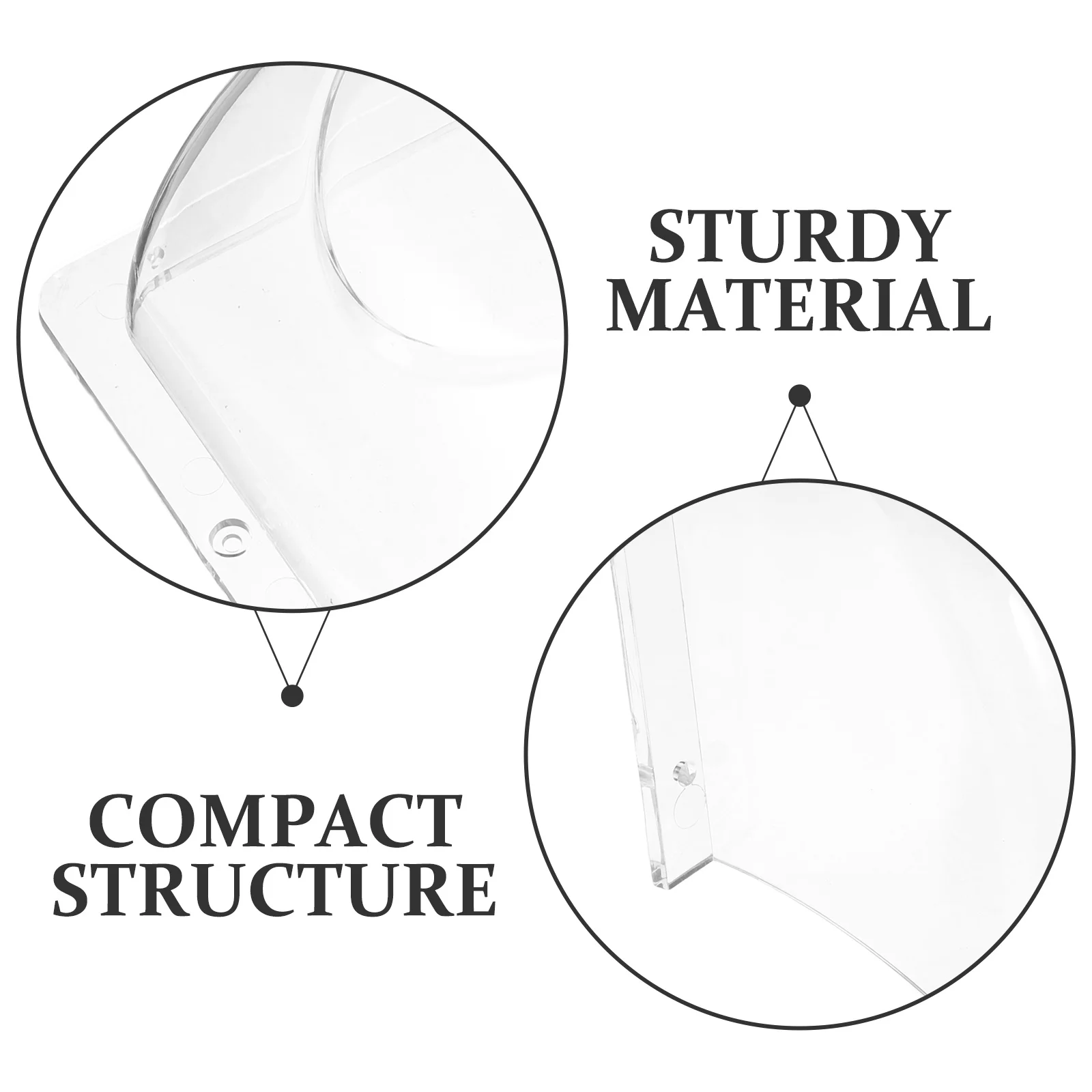 Plastic Waterproof Doorbell Rain Cover Transparent Weatherproof Protector Outdoor Door Access Control for Entry