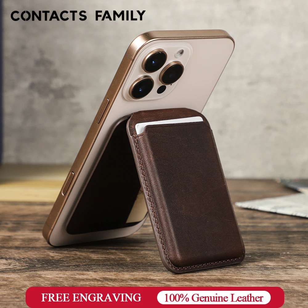 

Contacts Family Luxury Magsafe Magnetic Flash Wallet Holder Stand For iPhone 11 12 13 14 15 16 Pro Max Desk iPhone Holder