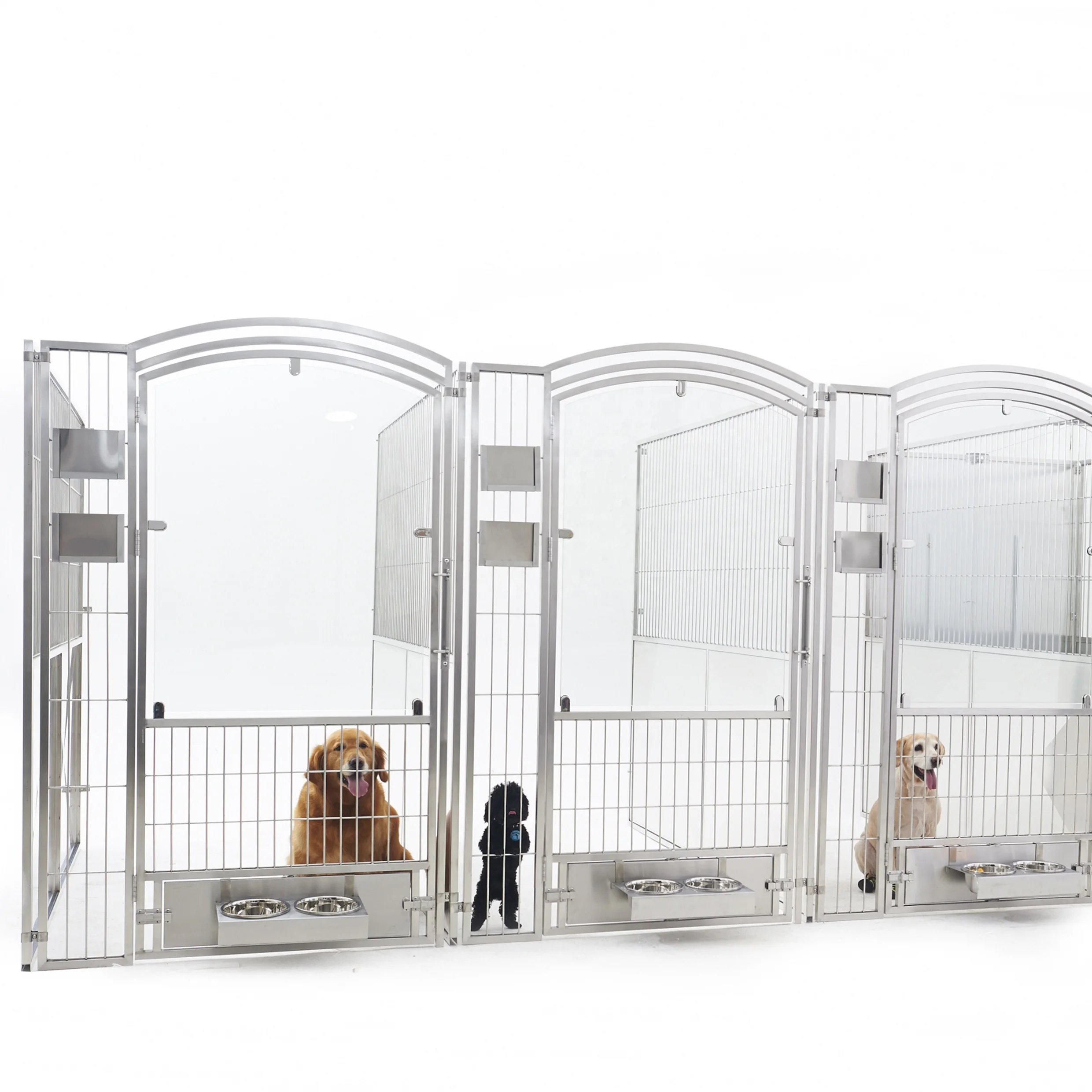 

Pet Dog Walk-in Kennel System Large Dog Cages China Factory Supply OEM Walk-in Kennel