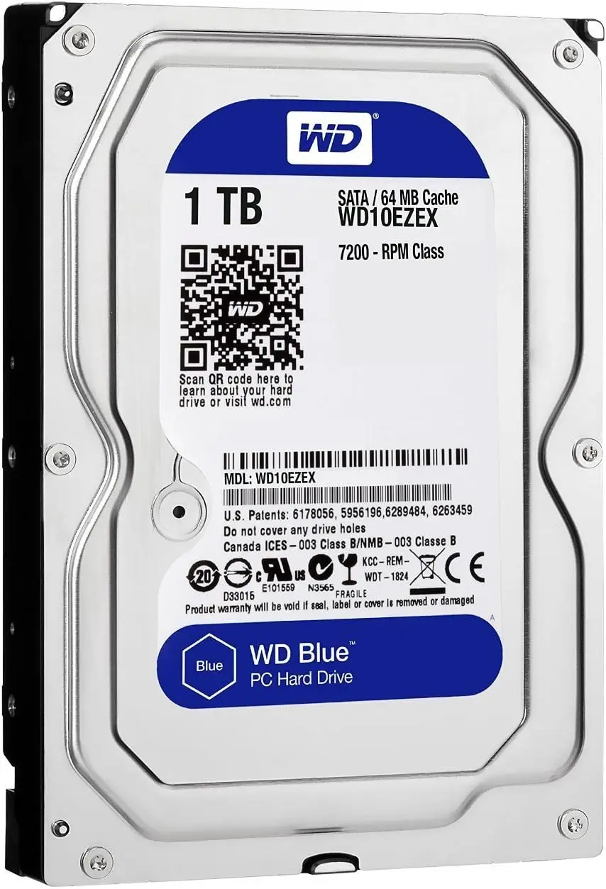 Western Digital WD Blue 1TB 2TB 4TB 6TB Internal hard drive 3.5  64MB Cache SATA 6 gb/s HDD For Desktop Pc Computers