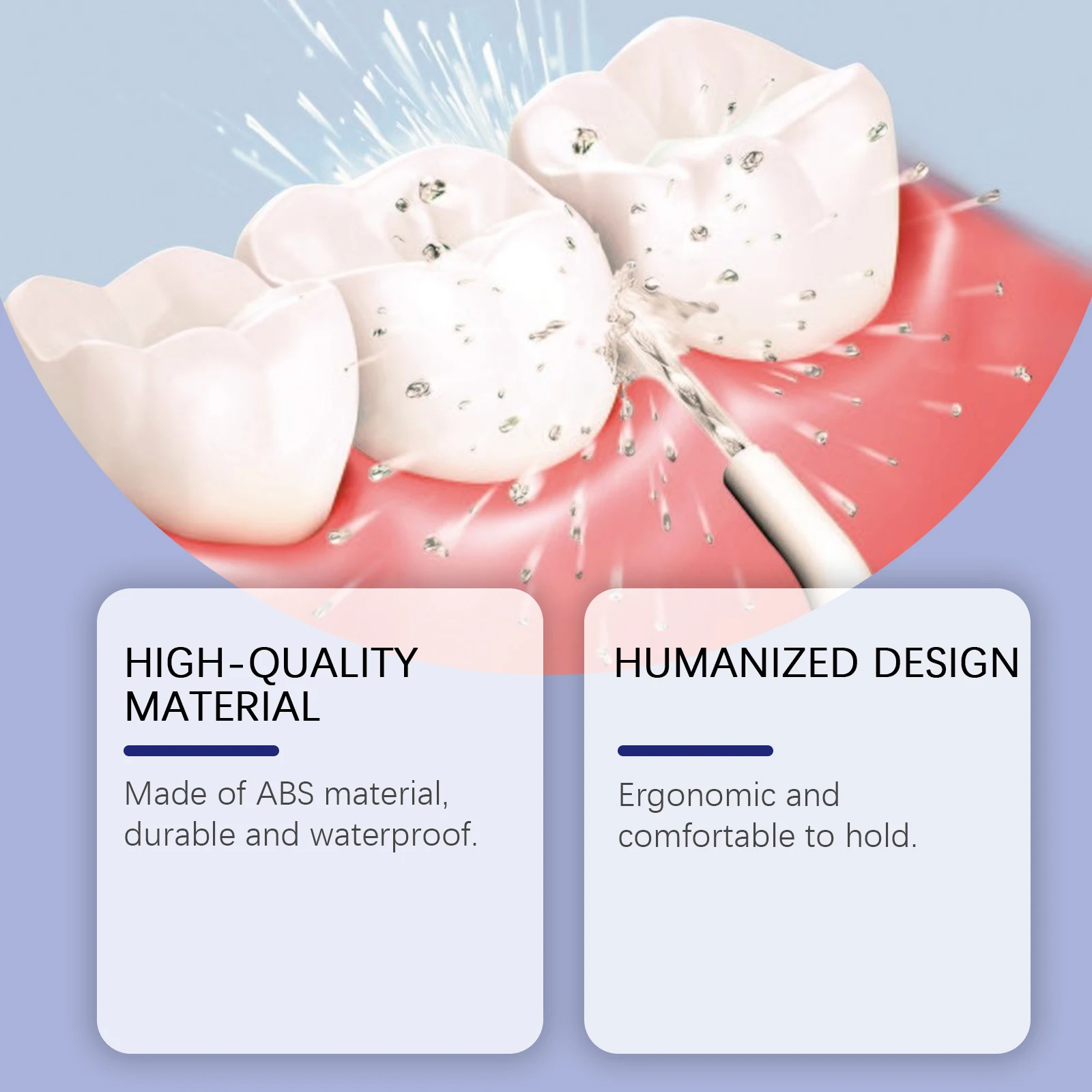 Manual Water Flosser Oral Irri - огляд і ціна Oral Irrigator Flosser
