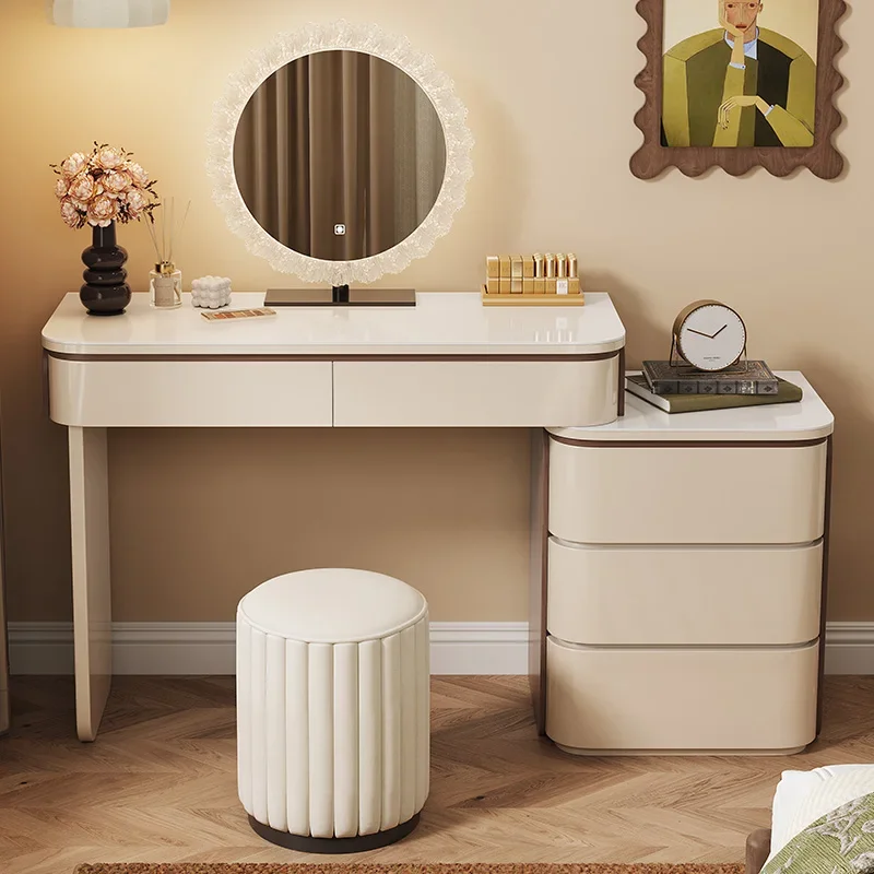 

luxury Bedroom Dresser Makeup Table home Makeup vanity Dressing table Toiletries dressers Storage locker vanities dresser Simple