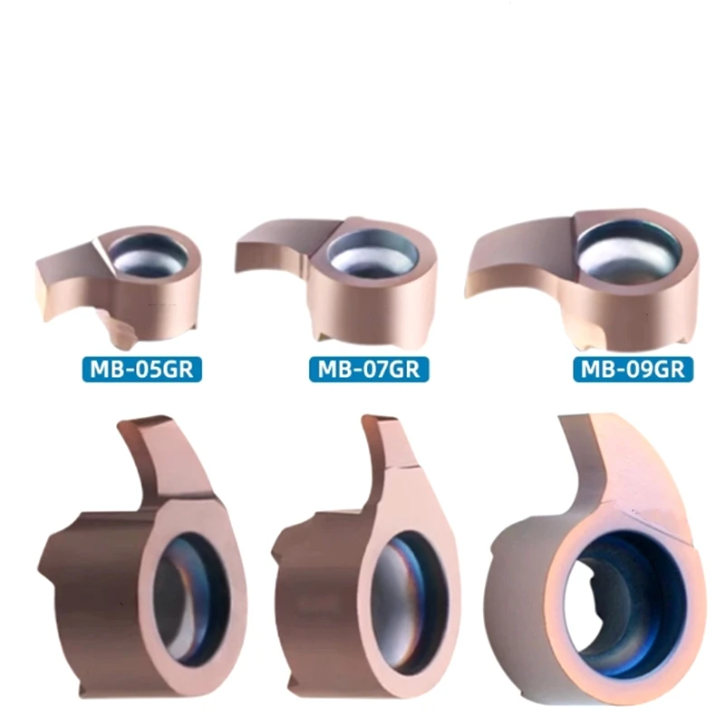 MB-05GR MB-07GR MB-09GR inserto in metallo duro per materiale universale tornio CNC scanalatura scanalatura inserti per taglio interno di piccoli fori