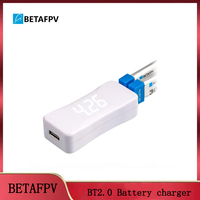 BETAFPV BT2.0 1S Battery Charger V2: Type-C Interface, 4.35V/5V 1A/2A, Built-in Voltage Tester – For 1S LiPo RC Batteries