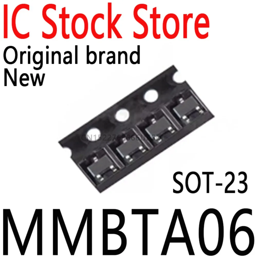 100PCS New and Original SOT-23 SMD Crystal Triode (Marking 1GM) MMBTA06