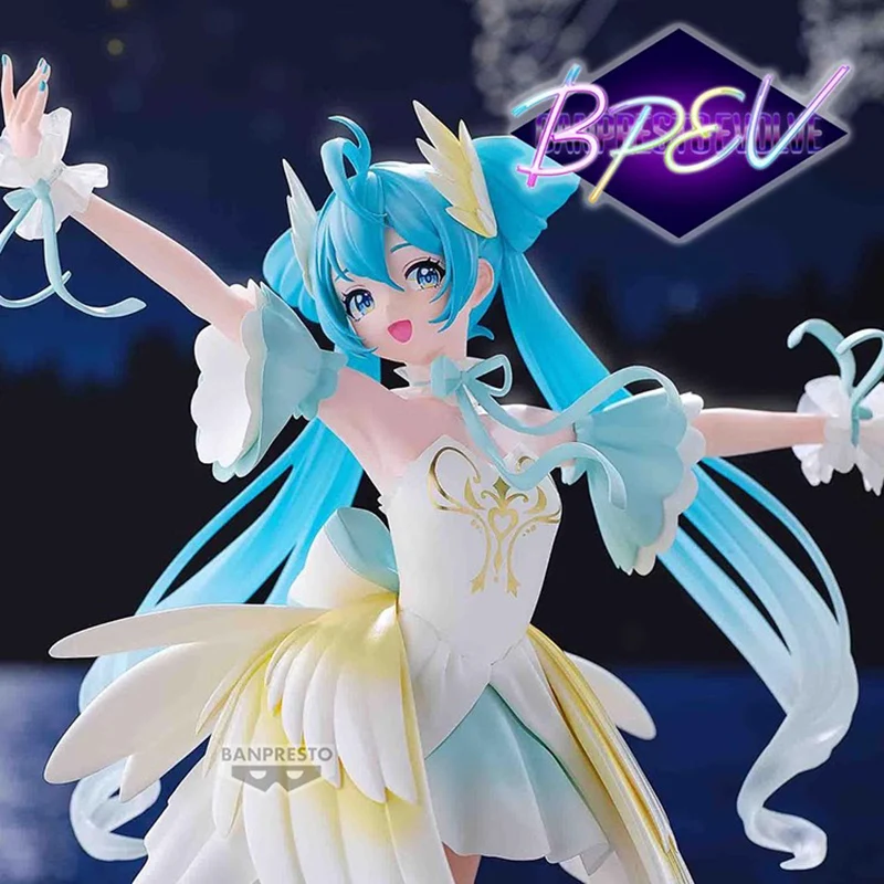 BANPRESTO EVOLVE Classical Tuning Hatsune Miku -Ballet Swan Lake- PVC 20CM Anime Action Figures Model Collection Toy