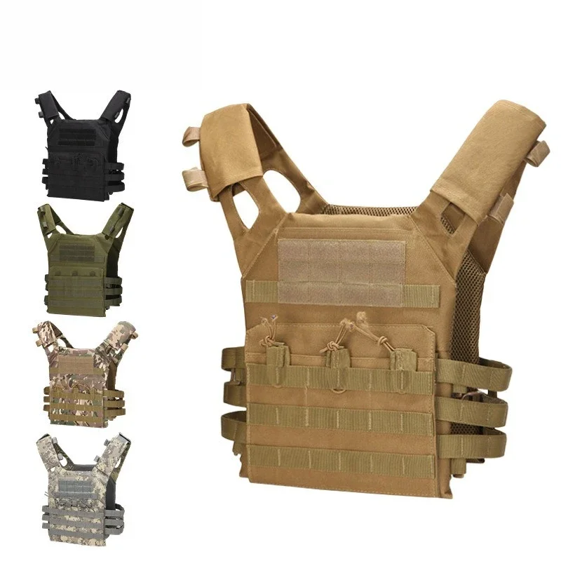 DurableWeight Vest Camouflage CS Multifunctional Combat Bulletproof MOLLE Vest JPC Tactical Vest