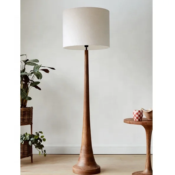 Wooden hotel floor lamp floor lamp