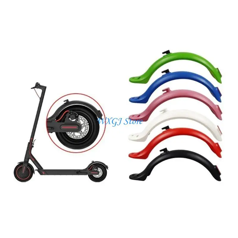 

37JE For M365 Scooter Outdoor Riding Essential Rear Mudguard Mud Flap with Convenient Hook Everyday Use Accessories