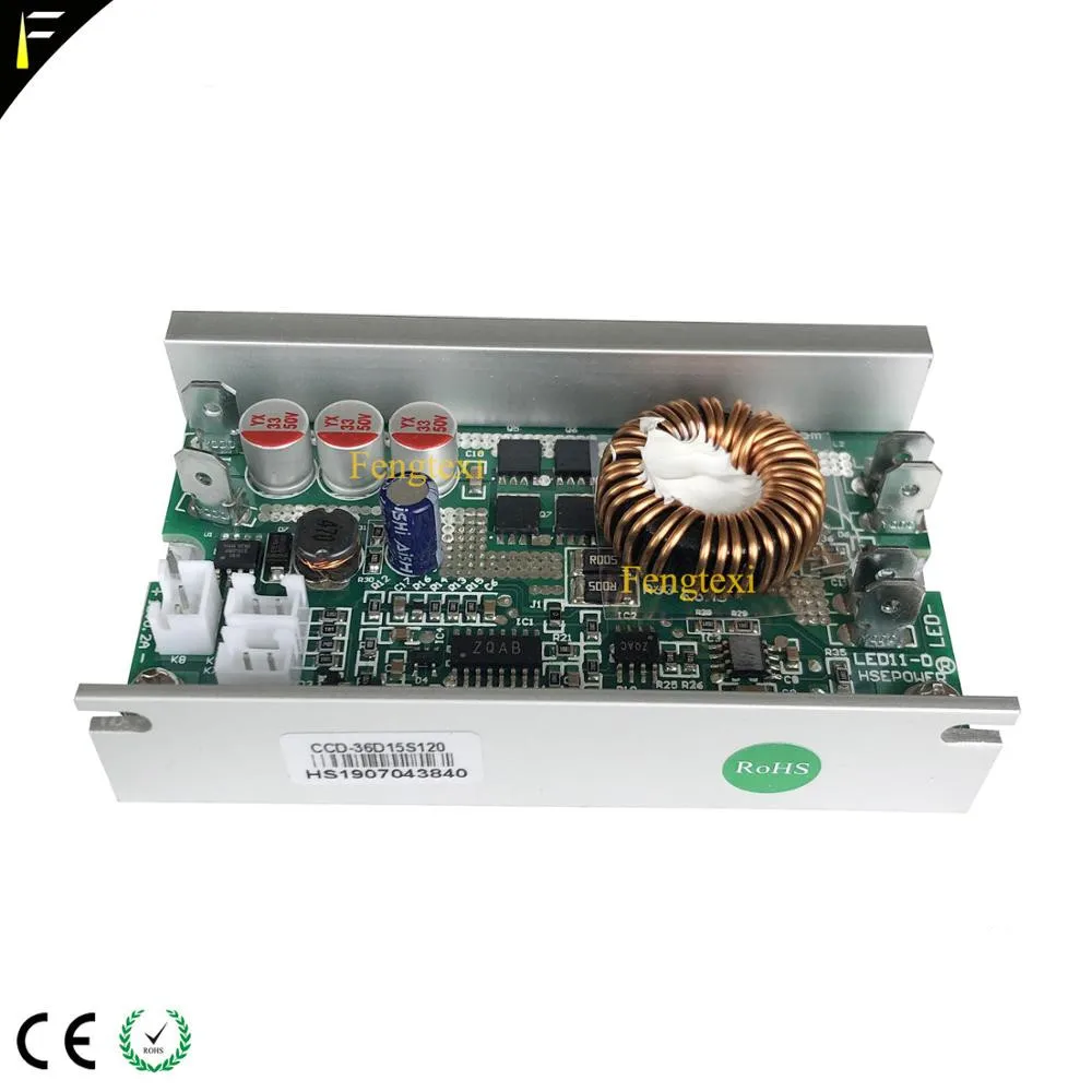 Luz de endoscopio/luz de cabezal móvil 120w150w200w entrada de controlador LED 24VDC salida 14-17VDC 8.5A/12A PWM Placa de accionamiento de corriente constante