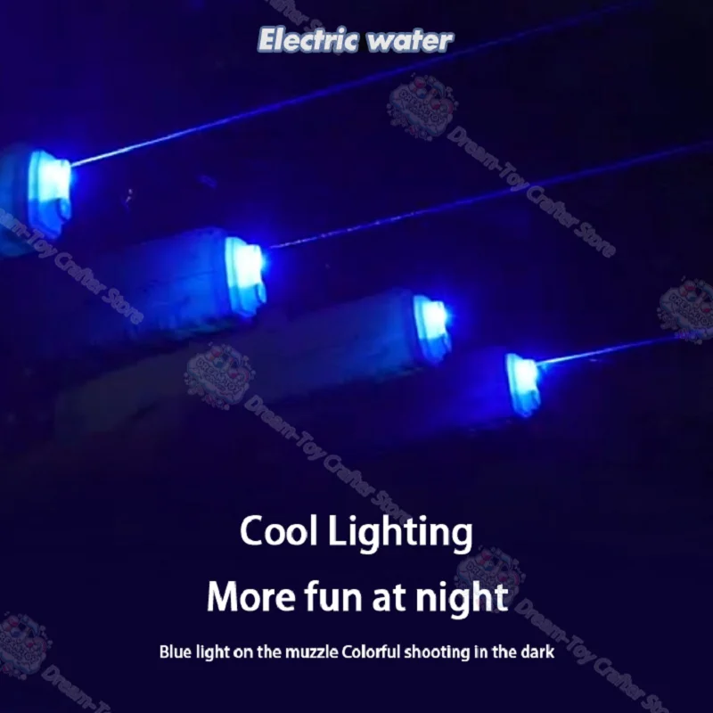 Electric Water Gun Toy for Kids Large Capacity Long Range Soaker Blaster Beach Outdoor Splash Shooting Summer Play Sprayer Gun