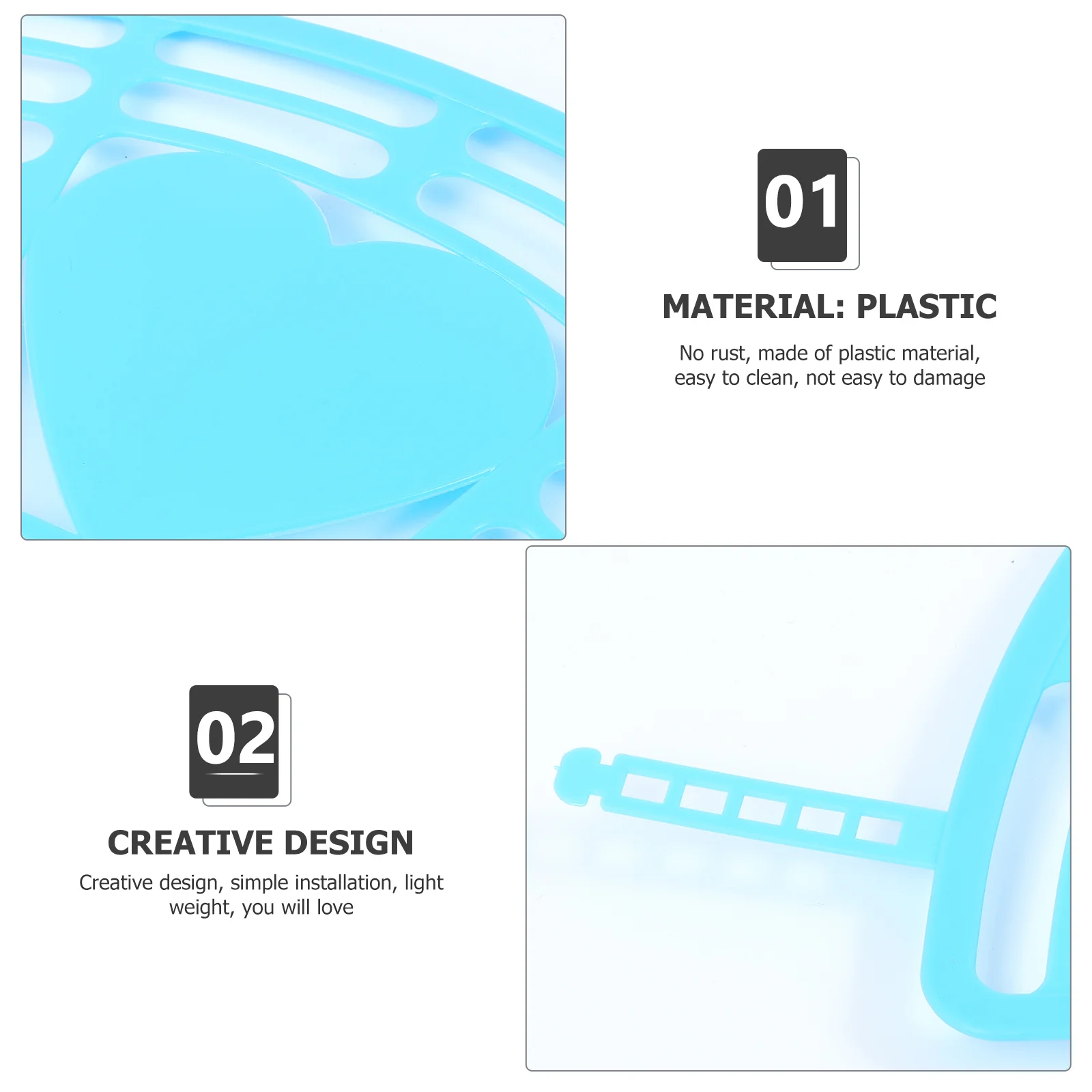 2Pcs Bike Rear Seat Protective Screens Premium Plastic Durable Practical Easy Install Remove Skirt Guard Backseat Foot Protector