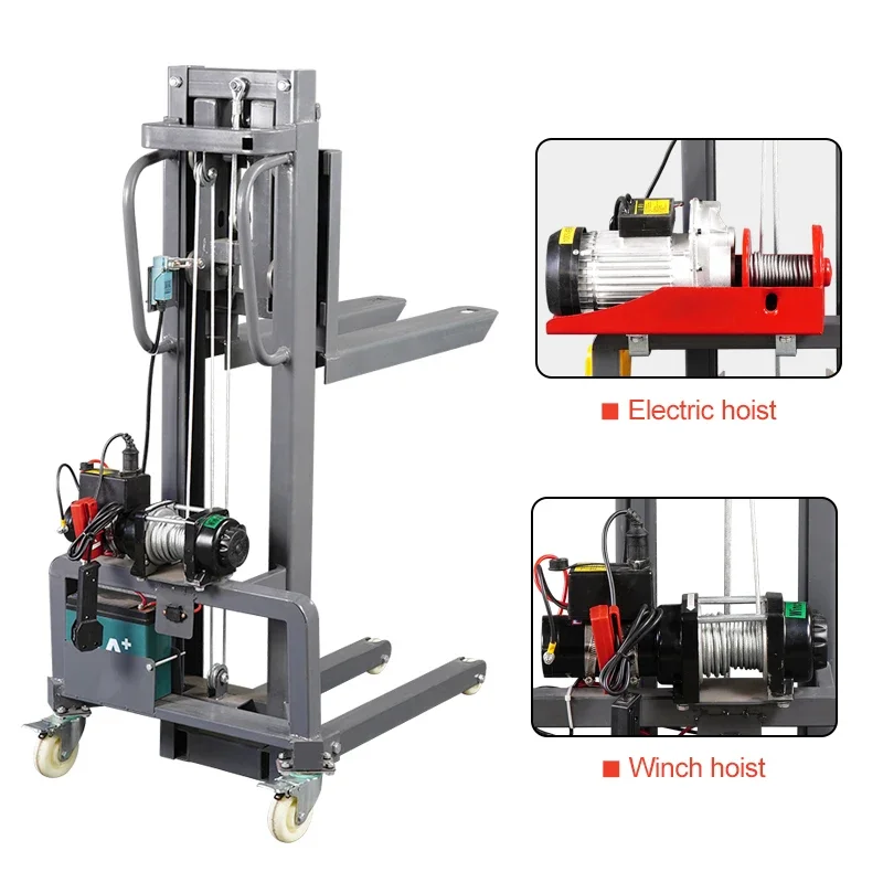 المحمولة 300 كجم المرحلة الصغيرة رفع الصوت مكدس 1.2 متر/1.6 متر انفصال رافعة شوكية حالة جديد