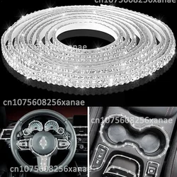 5mmx5m Car Decorative Stickers Auto Crystal Diamond DIY Girls Car Decoration Accessories Stickers Auto Interior Cover Car B L9M0