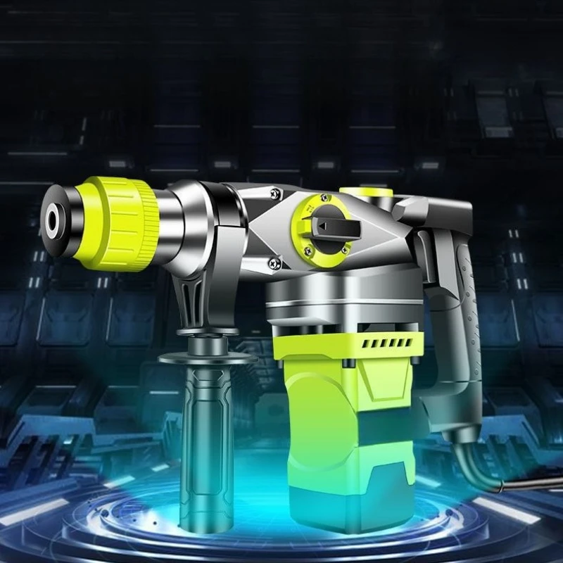 High-power electric hammer drill industrial grade multi-functional three-in-one all-copper concrete impact drill dual-purpose