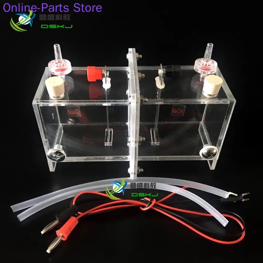 26063 Electrolytic Cell Demonstrator with Ion Exchange Membrane Platinum Electrode High School Chemistry Teaching Instrument