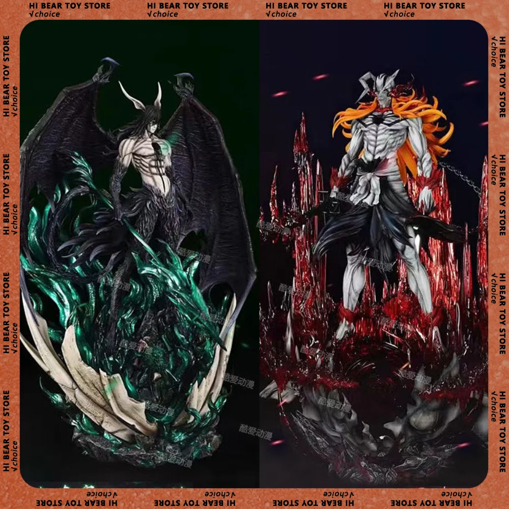 35cm Kurosaki Ichigo Ulquiorra Cifer Anime Figure Bleach Figures Large Figurine PVC Collection Desktop Models Toy Christmas Gift