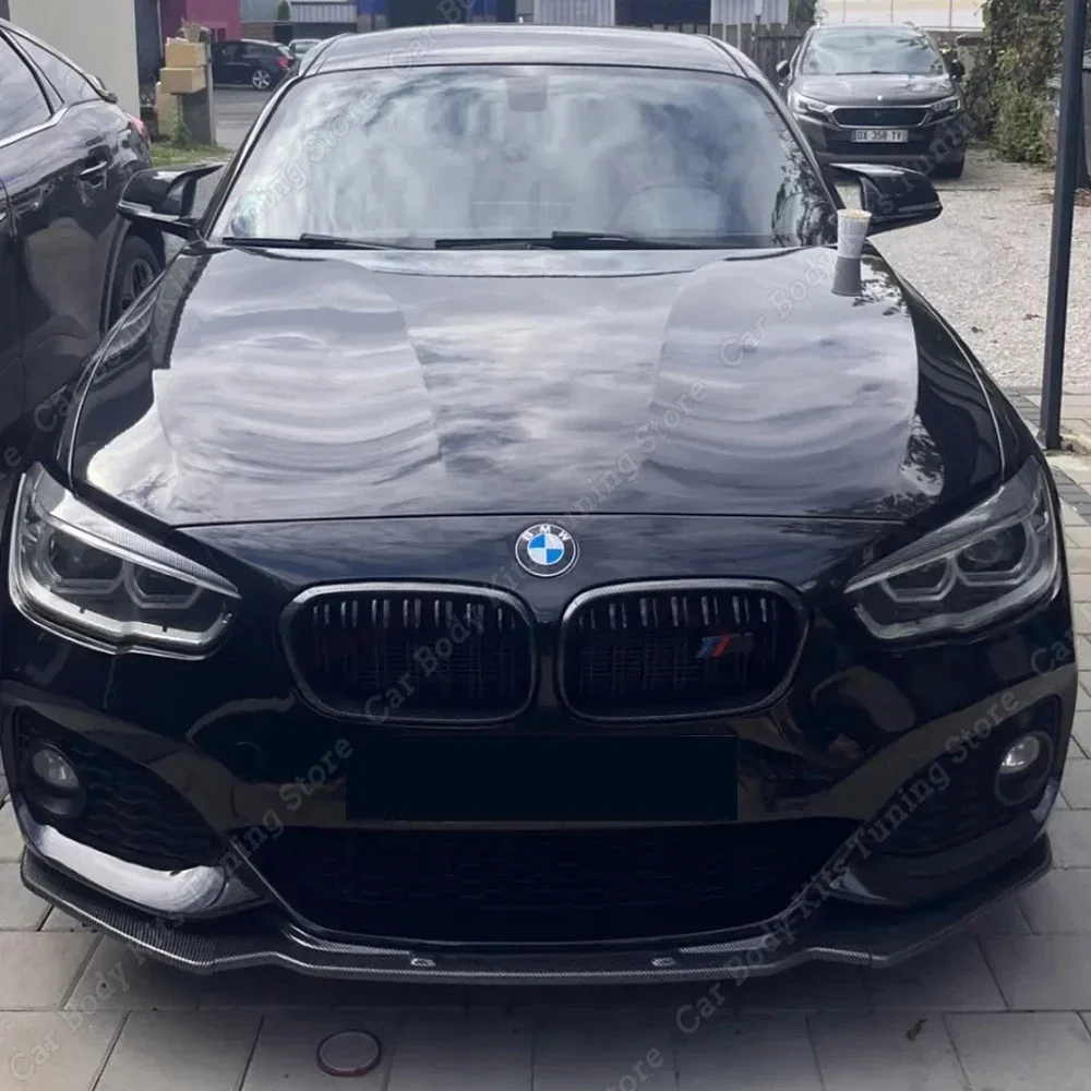 For BMW 1 Series F20 F21 M Sport LCI Front Bumper Lip Splitter Spoiler 120i 118i M135i M140i 2015-2019 Diffuser Custom Body Kit