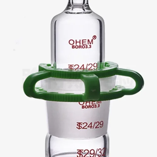 Imagen 2 del producto Clip de laboratorio, Clip de interfaz de plástico, abrazadera de boca de molienda estándar, Clip antideslizante fijo de bayoneta, 5/10 Uds.