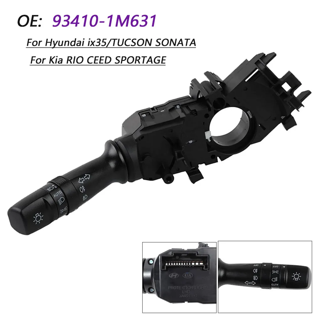 

For Kia RIO CEED SPORTAGE For Hyundai ix35/TUCSON SONATA Car Headlight Switch Turn Signal Switch 934101M631 93410-1M631