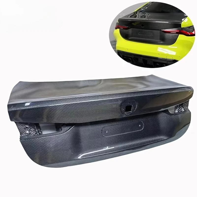 

Car Accessories Suitable For 2021+ G82 M4 G22 430i M440i M Sports Sedan Style Dry Carbon Fiber Rear Trunk Lid