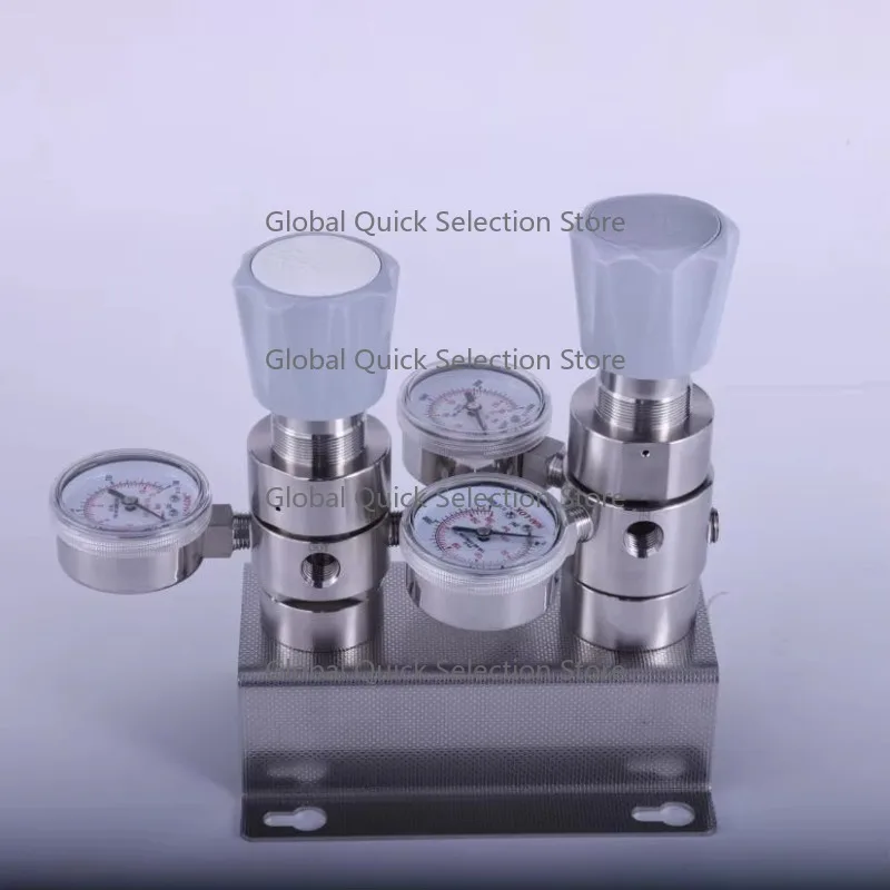 Dual-Stage Semi Automatic High Purity G-as Changeover System for Laboratory G-s Cylinders Ar N2 H2