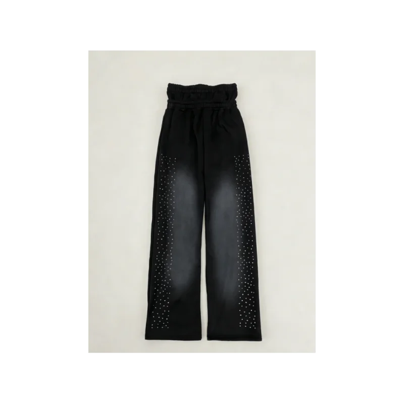 2026 Europäischer und amerikanischer Stretch-Trend High Street personalisierte Jogginghose Freizeithose Street Y2K Kleine und trendige Stile