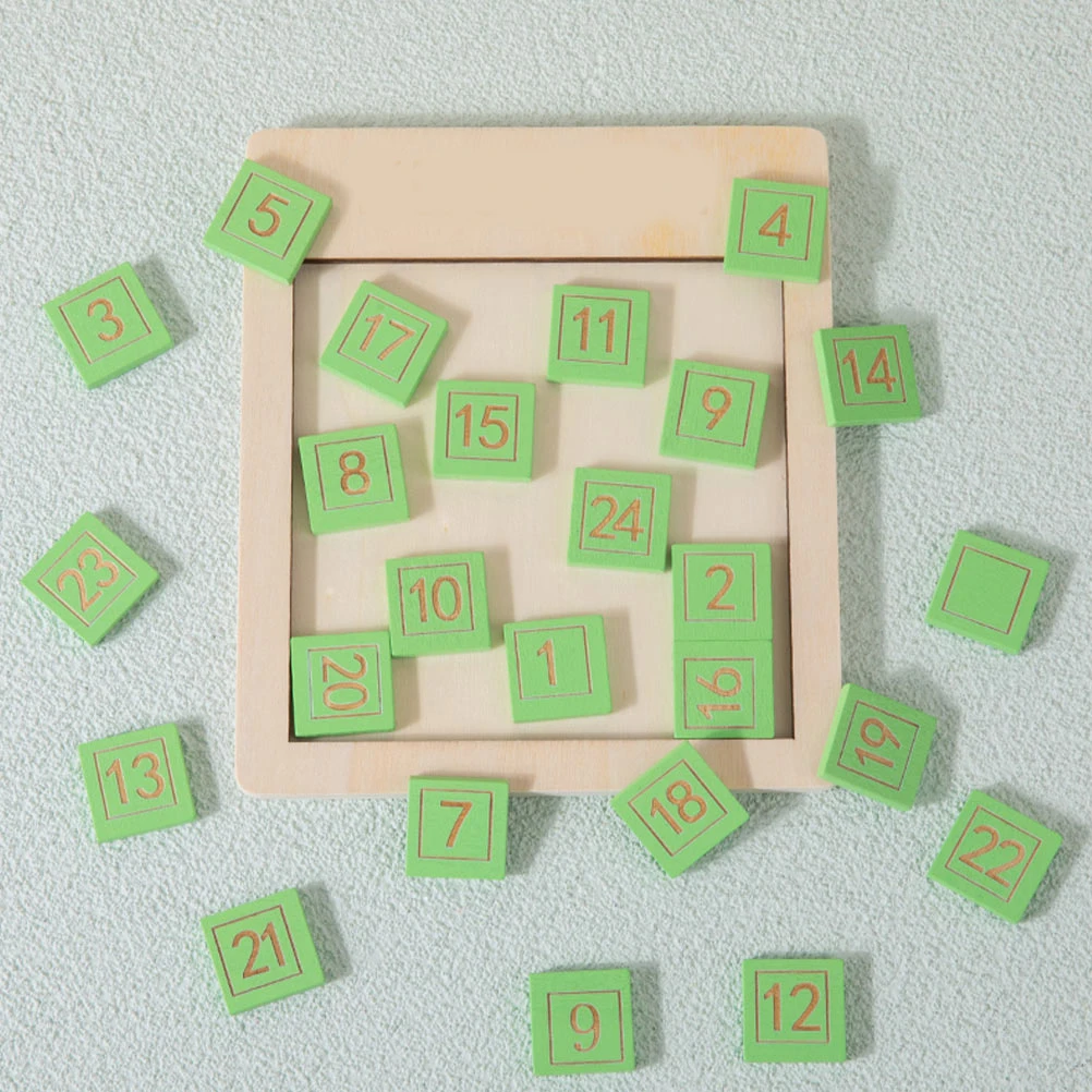 3 قطعة أرقام خشبية انزلاق أداة تحفيز الدماغ لعبة تعليمية لتطوير التنسيق بين اليد والعين