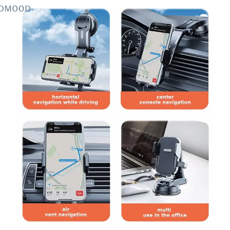 Sucker Car Phone Holder Mount Stand Suction Cup Smartphone Mobile Cell Support In Car Bracket