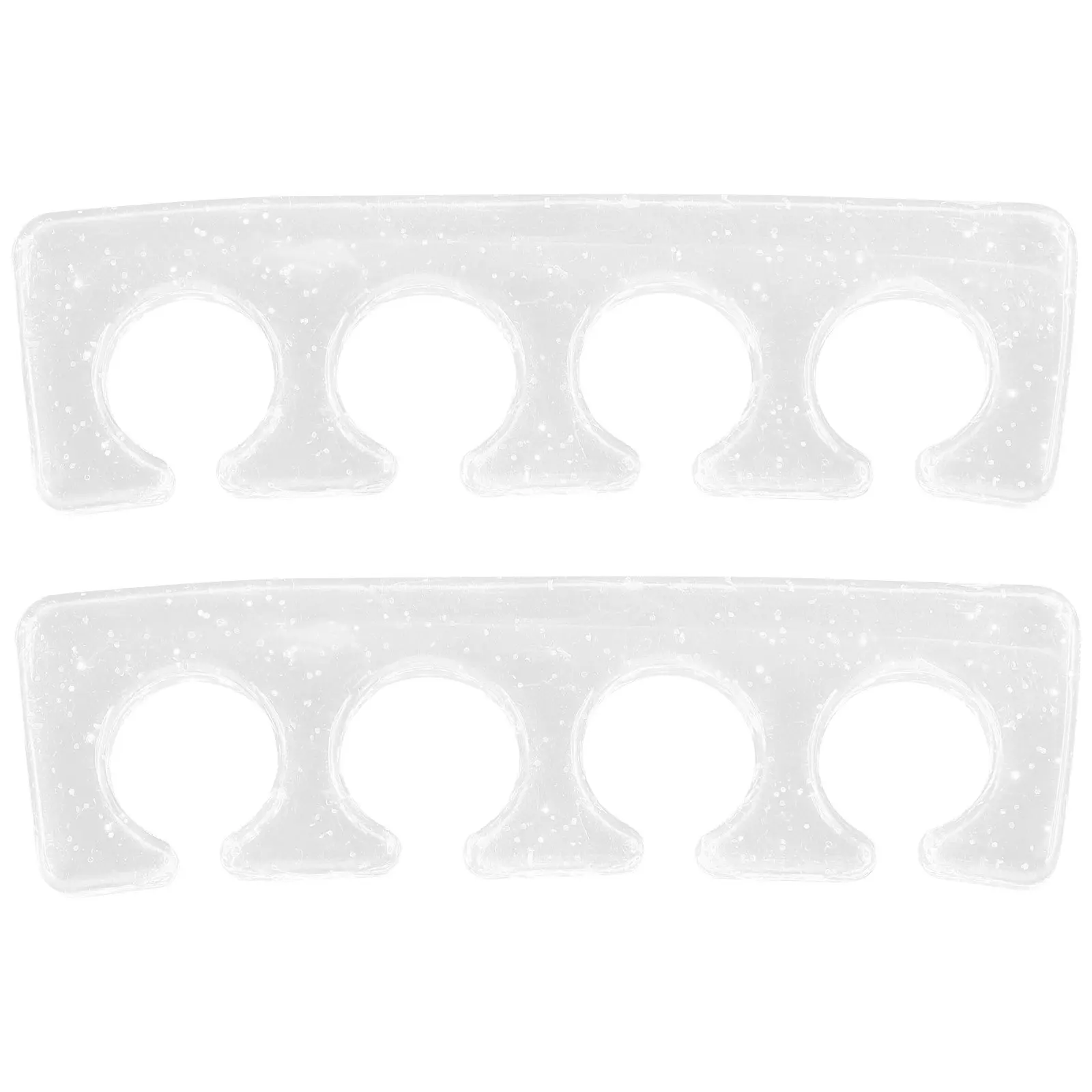 

2 шт. разделители для ног для педикюра для женщин, мягкие силиконовые разделители для дизайна ногтей, прокладка для ног, удобные разделители для домашнего использования в салоне