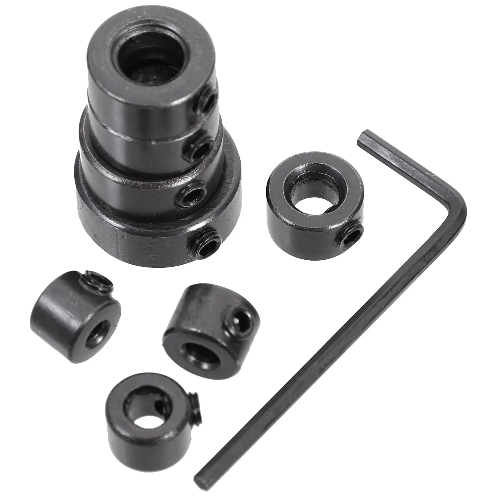 

1Set Drill Bit Depth Stop Collar Set Carbon Steel Corrosion Resistant Drill Stop for Consistent Precise Hole Drilling Fast Easy